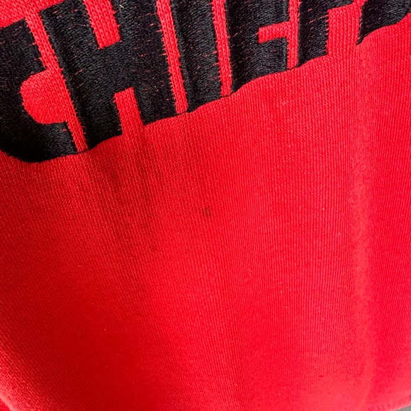 CRABLE 🏈 Vintage Men’s Red ‘Kansas City CHIEFS’ Crewneck Sweatshirt - Size XL - Picture 14 of 14